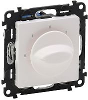 Выключатель вентилятора без рамки Legrand Valena Life 4-поз. белый картинка